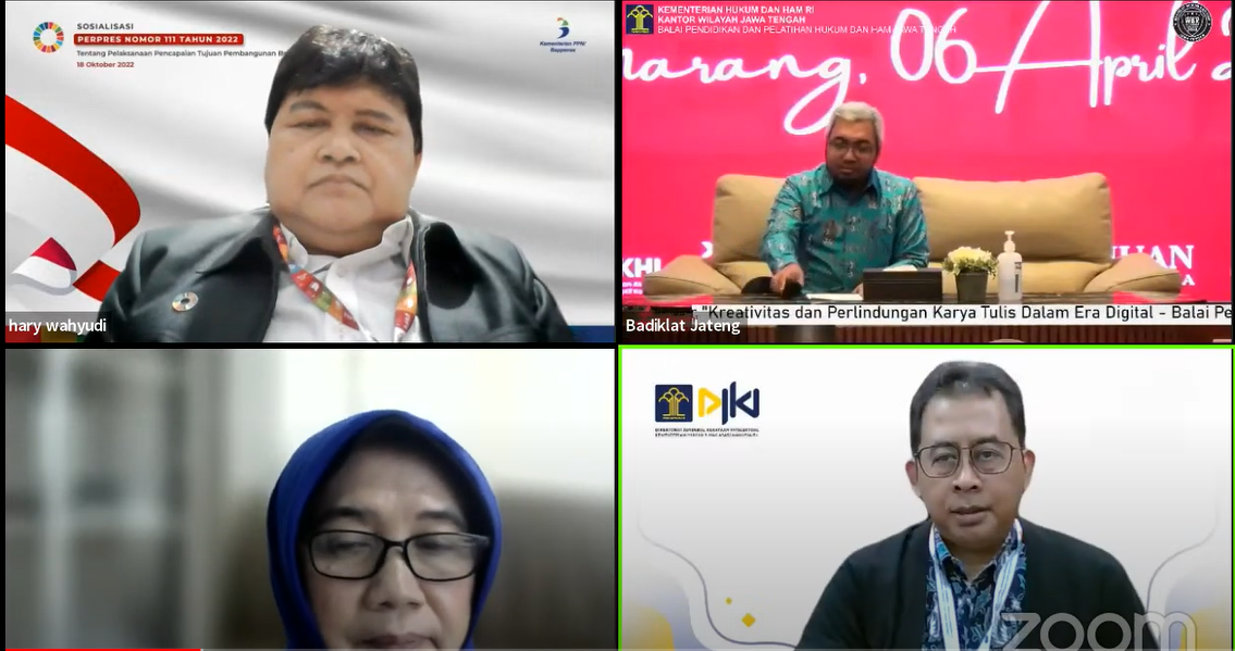 Webinar dengan Tema “Kreativitas dan Perlindungan Karya Tulis dalam Era Digital”